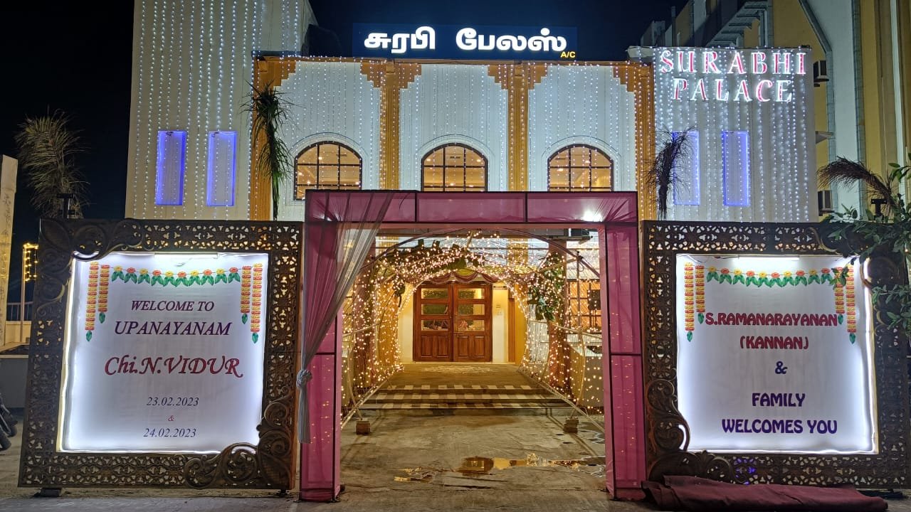 Wedding celebration at Surabhi Palace Chrompet